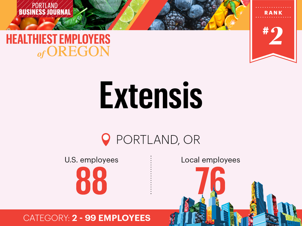 Extensis Recognized as 2nd Healthiest Small Company in Oregon