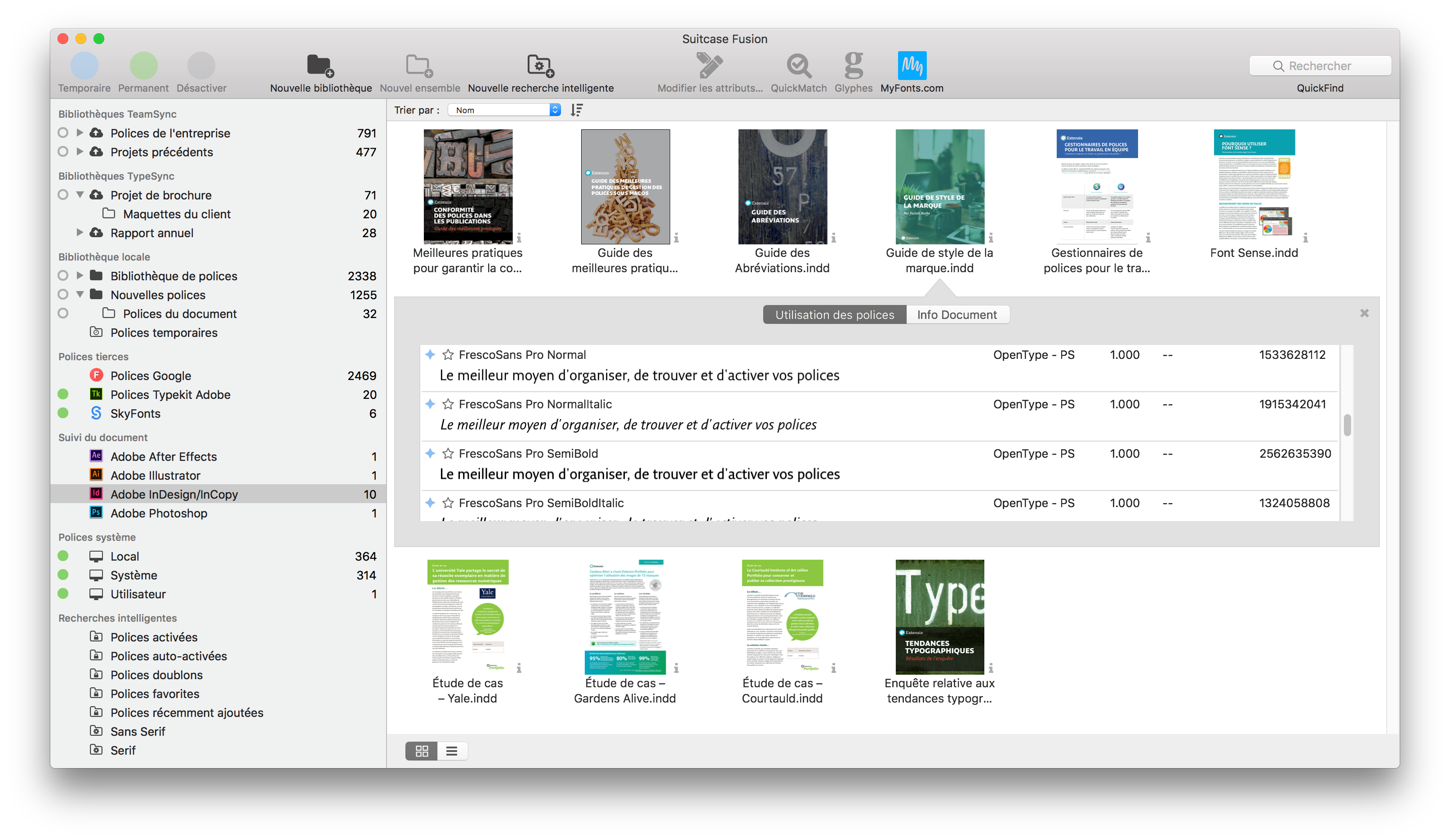 La nouvelle suite Extensis de solutions dédiées à la gestion des